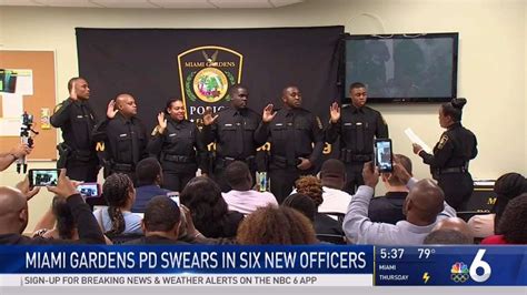 Miami gardens police - Aug 13, 2018 · Police reserve officers will be selected based on criteria and procedures approved by the City of Miami Gardens. All candidates are required to pass a background investigation pursuant to the Florida Statute 943.13 (7), Rule 11B-27.0011. F.A.C. (CFA 9.06M), (except for those officers retiring or leaving in good standing from the Miami Gardens ... 